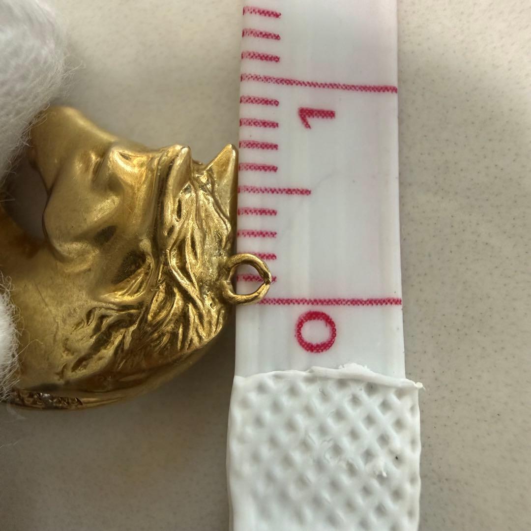 【資産価値】K18 馬 ペンダント 3.2g ダイヤ付 金高騰中 ホース 18金