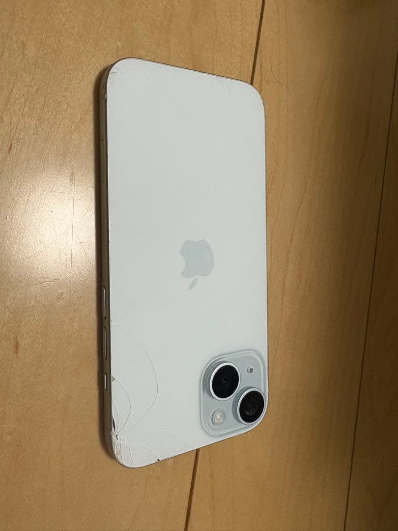 iPhone15 ブルー　ジャンク品