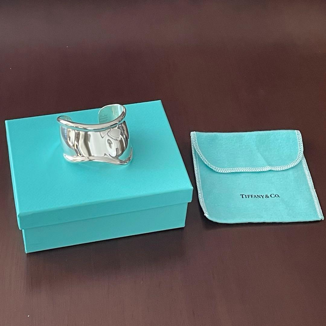 ティファニー エルサ ペレッティ ボーンカフ　左手 S サイズ