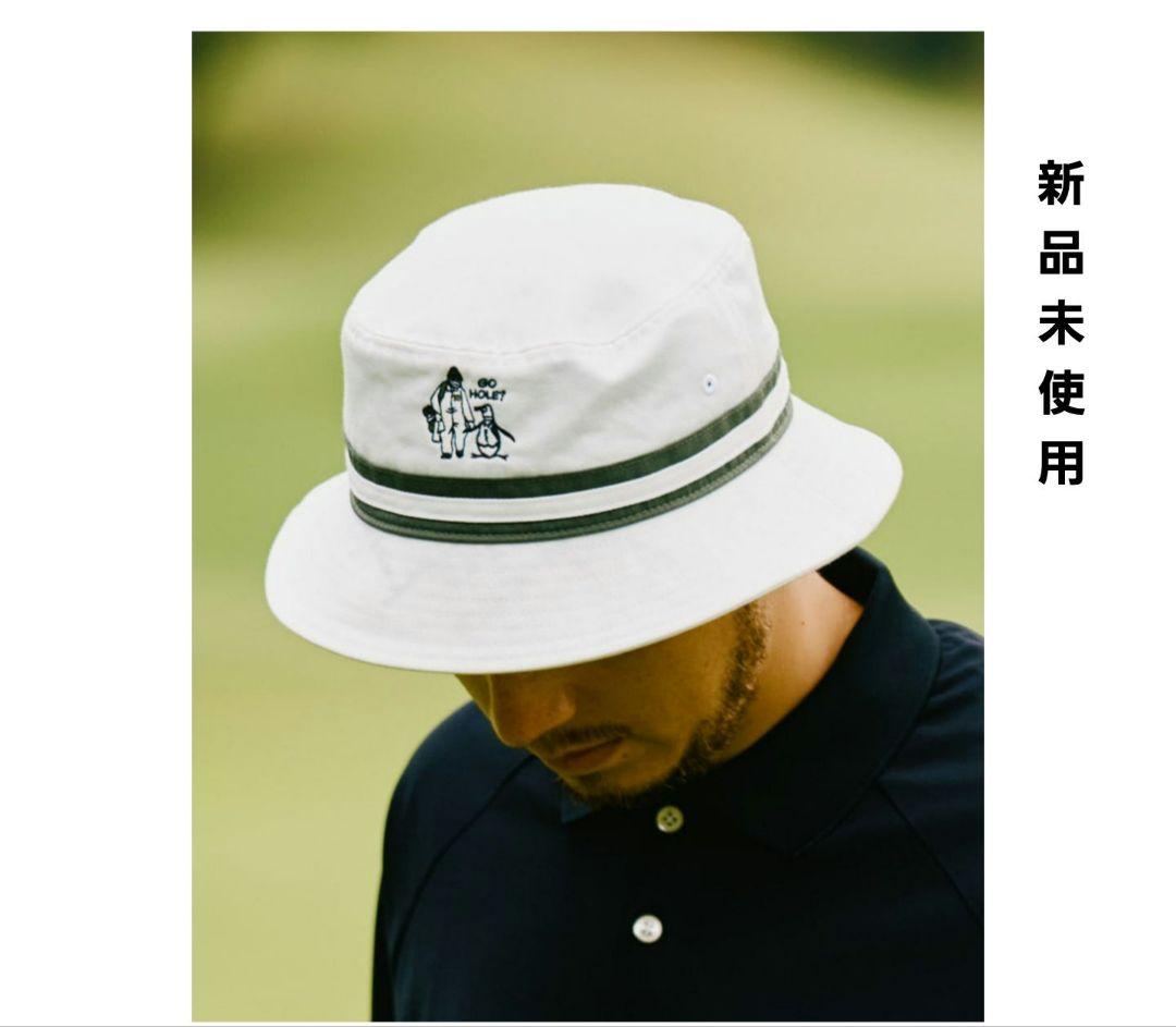 Penguin by Golfickers [BUCKET HAT]　ホワイト