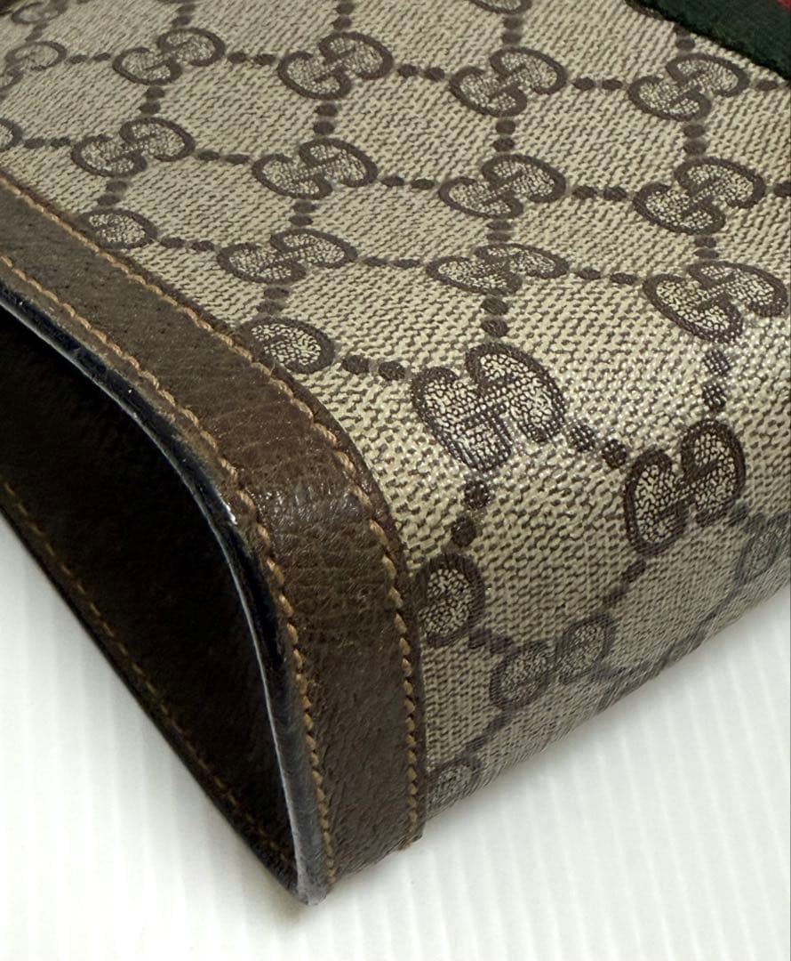 a*i様 正規品保証♪ GUCCI GGキャンバス クラッチバッグ グッチ ポー