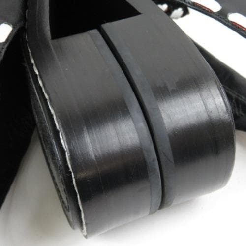 ローファー風☆ルイ・ヴィトン サンダル 靴 ステッチ 22cm相当 黒 希少