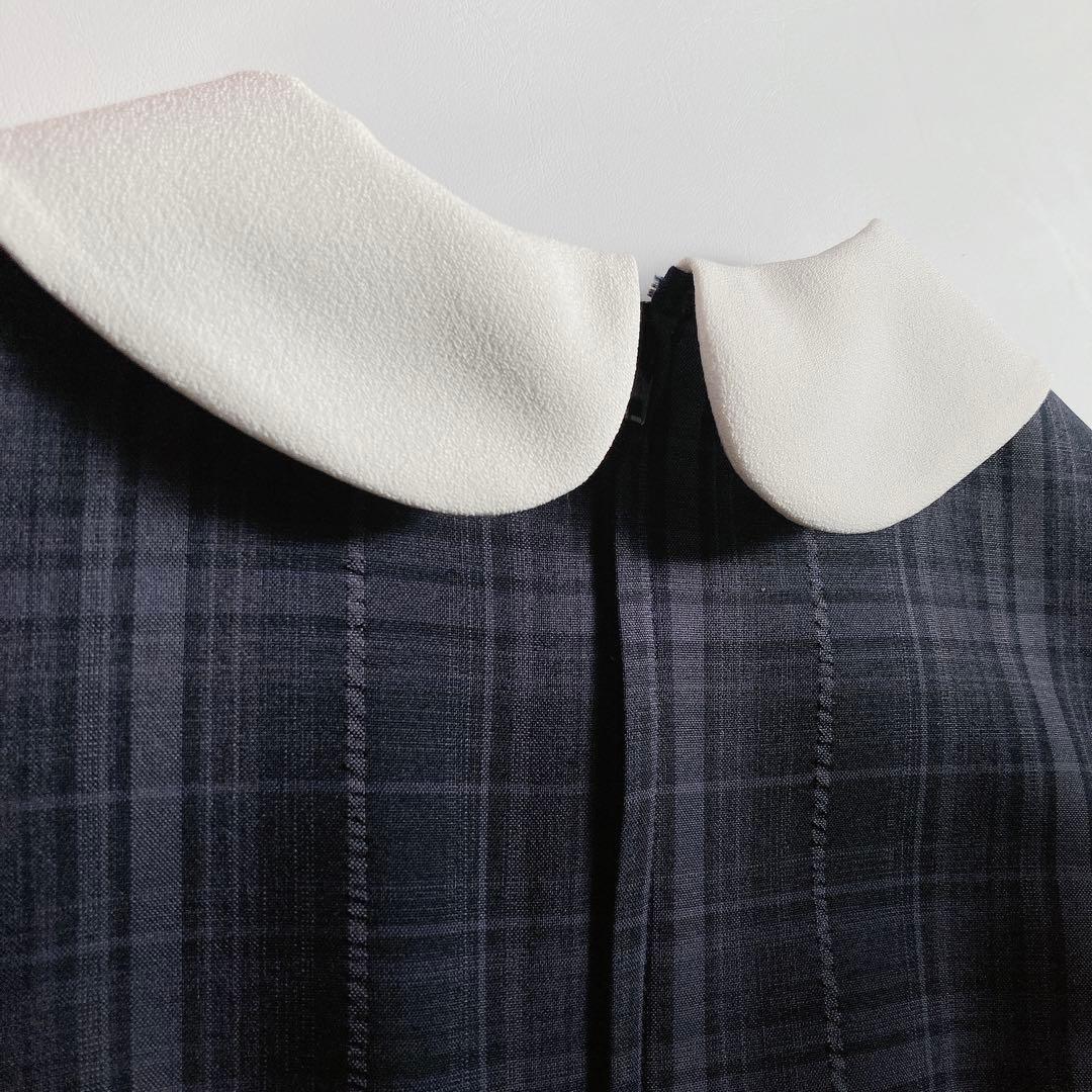 BEAMS グレー×ネイビー セレモニー 入学 卒園 フォーマル 女の子