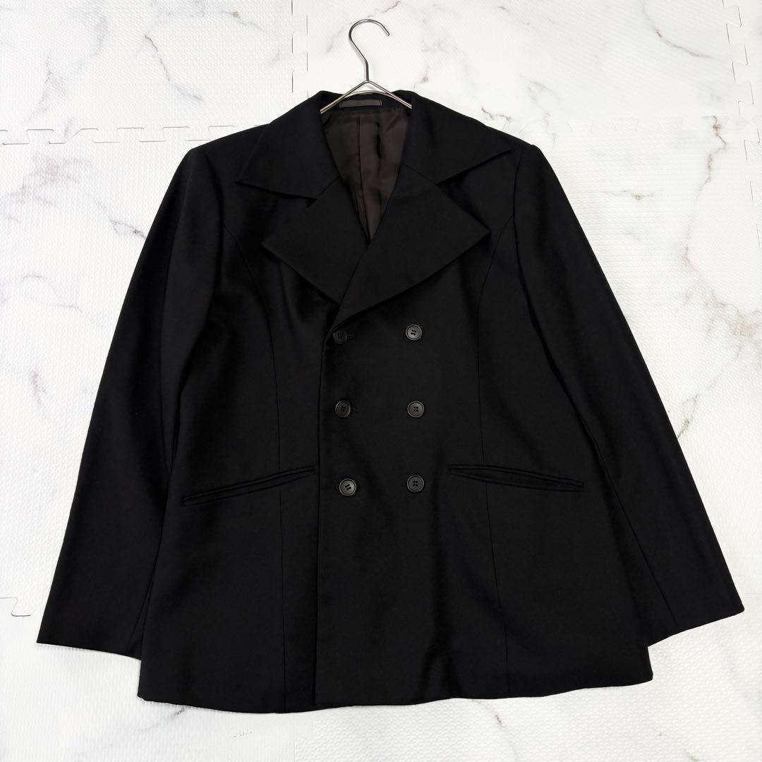 ✨美品✨ワイズ　ヨウジヤマモト　黒ダブルテーラードジャケット