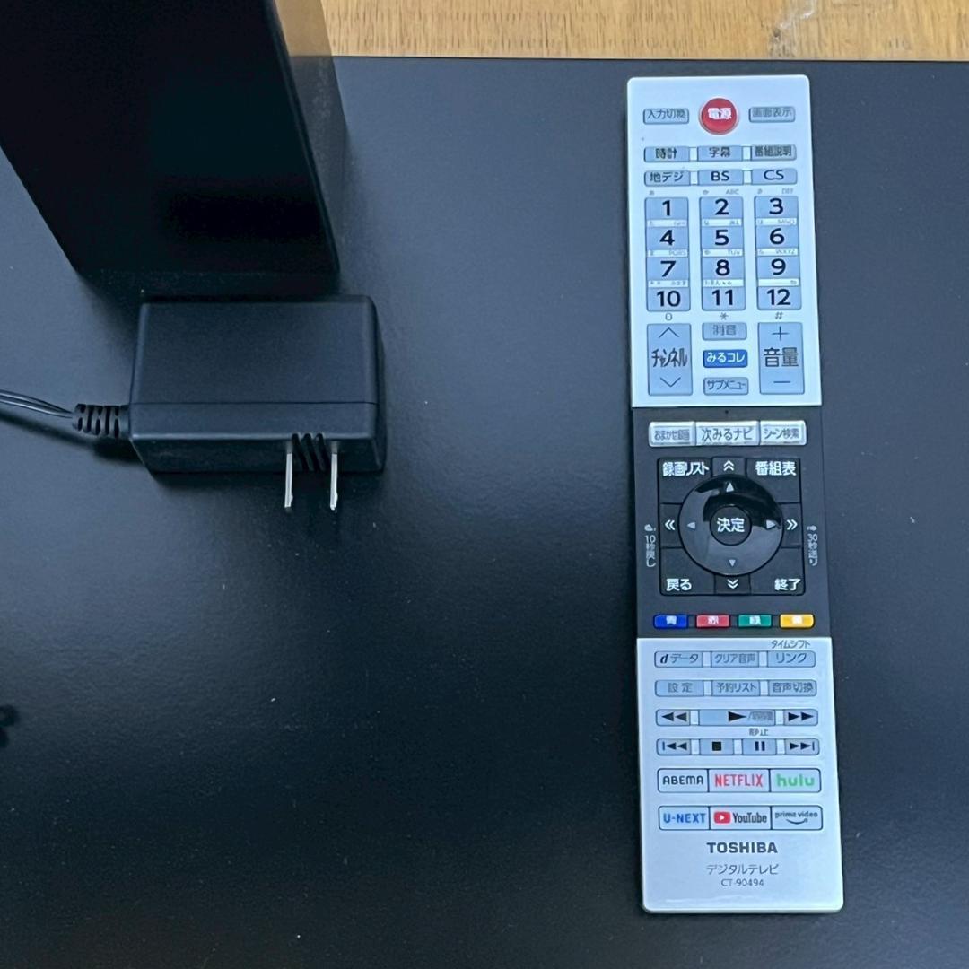 東芝 液晶テレビ 40V34 2022年製 外付けHDD付き A0613