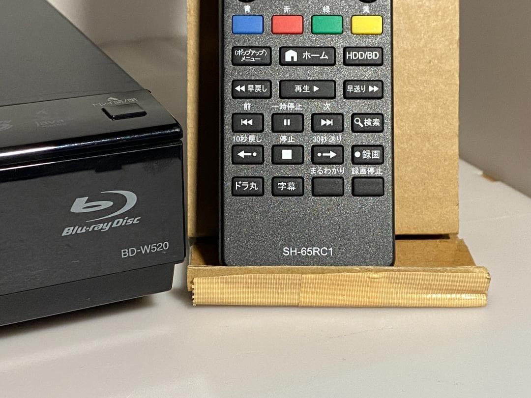 SHARP　BD-W520　13年製 「容量アップHDD:1TB」　8-15