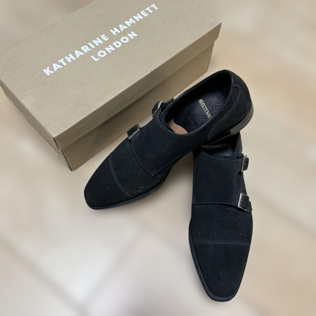 24時間セールKATHARINE HAMNETT シューズ ブラック スウェード