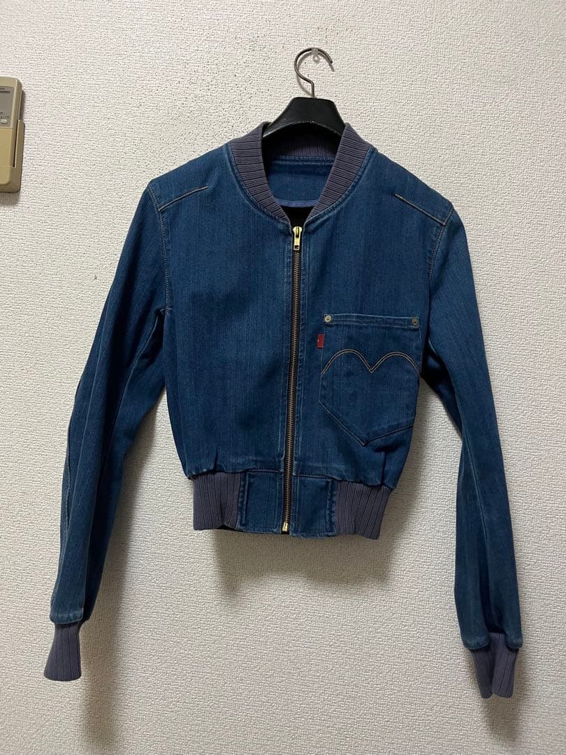 廃盤　リーバイスレッド　ショート丈　デニムジャケット　/S　ストレッチ　y2k