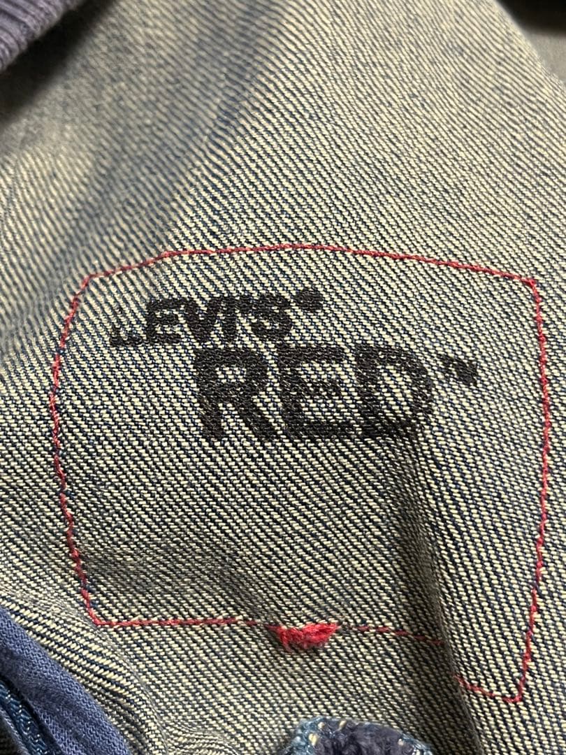 廃盤　リーバイスレッド　ショート丈　デニムジャケット　/S　ストレッチ　y2k