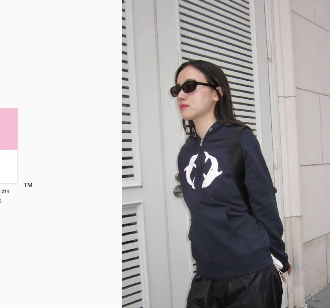 トップス Shury labyrins two dolphins zip hoodie