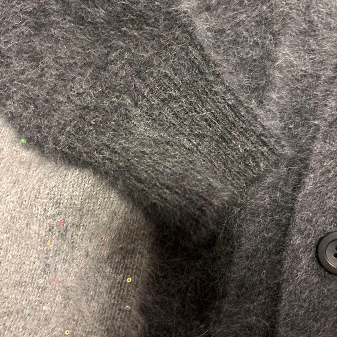 美品2025年購入　UNITED ARROWS グレー カーディガン　フォックス