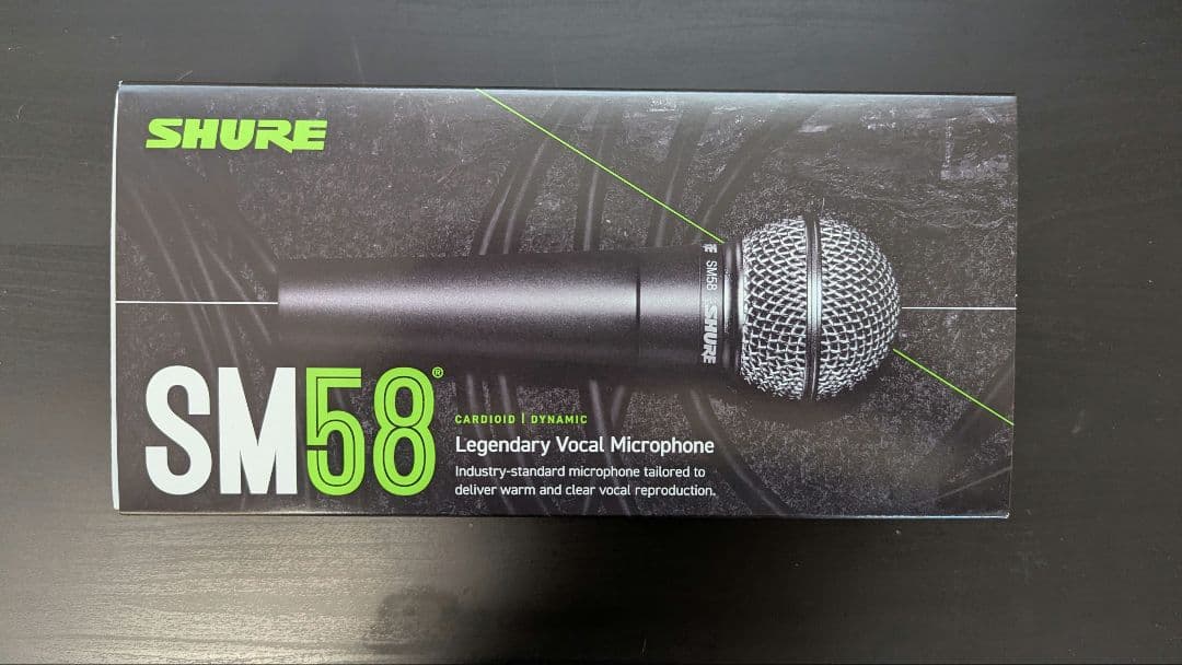 SHURE SM58 マイク ケーブル付き ダイナミックマイク