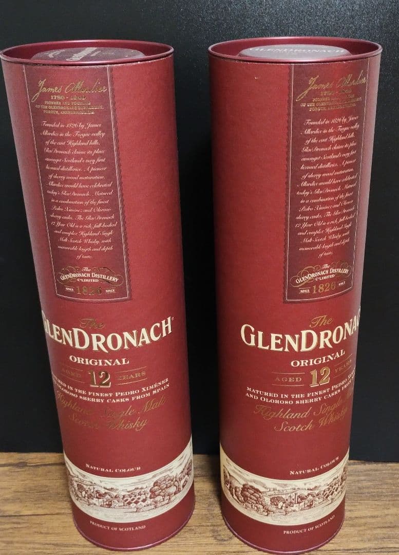 グレンドロナック12年 700ml　2本　Glendronach12years