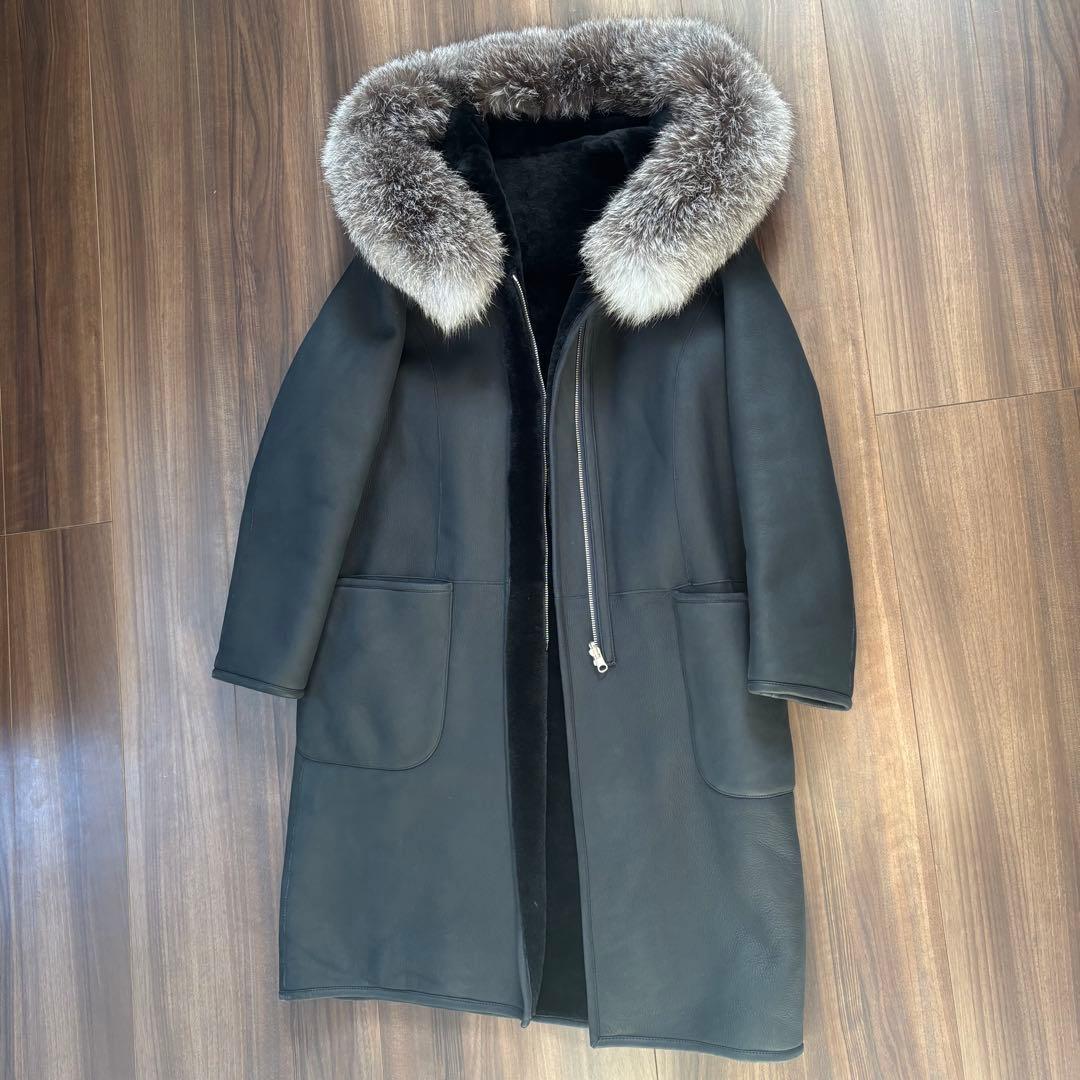 ペレリールッソ Pelley Lusso リバーシブル ムートンコート