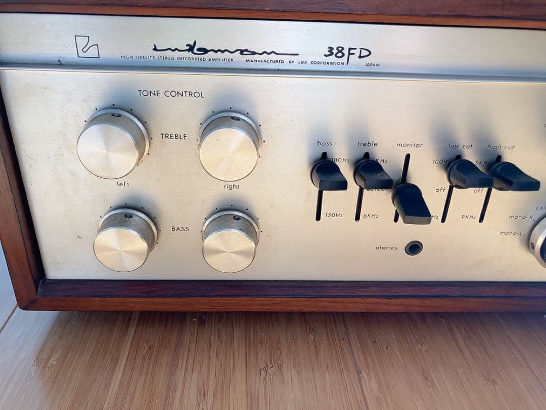 ジャンク品ラックスマン SQ38FD プリメインアンプ