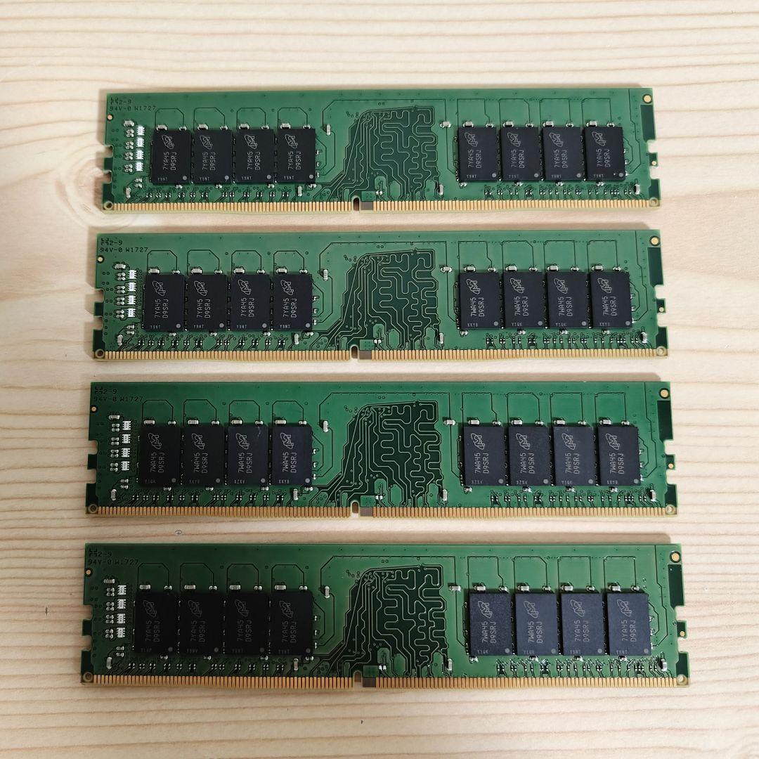 【中古品】Sanmax DDR4 2400 16GB×4 64GB