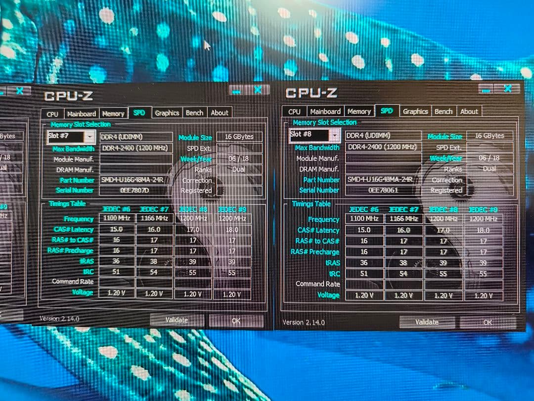 【中古品】Sanmax DDR4 2400 16GB×4 64GB