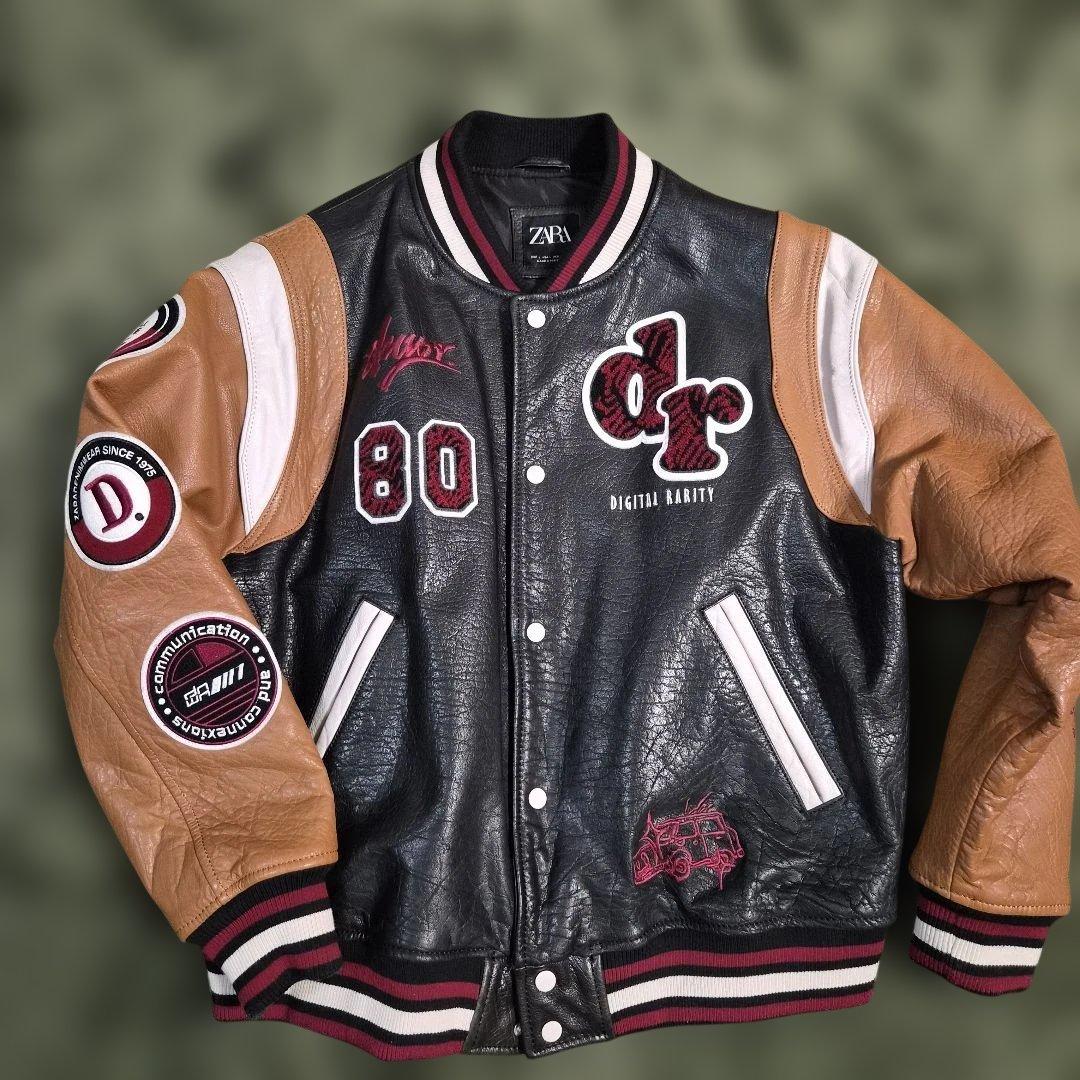 ZARA オールレザー スタジャン L 10回程度着用