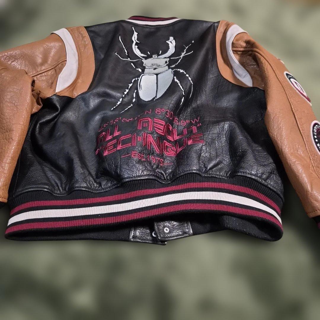 ZARA オールレザー スタジャン L 10回程度着用