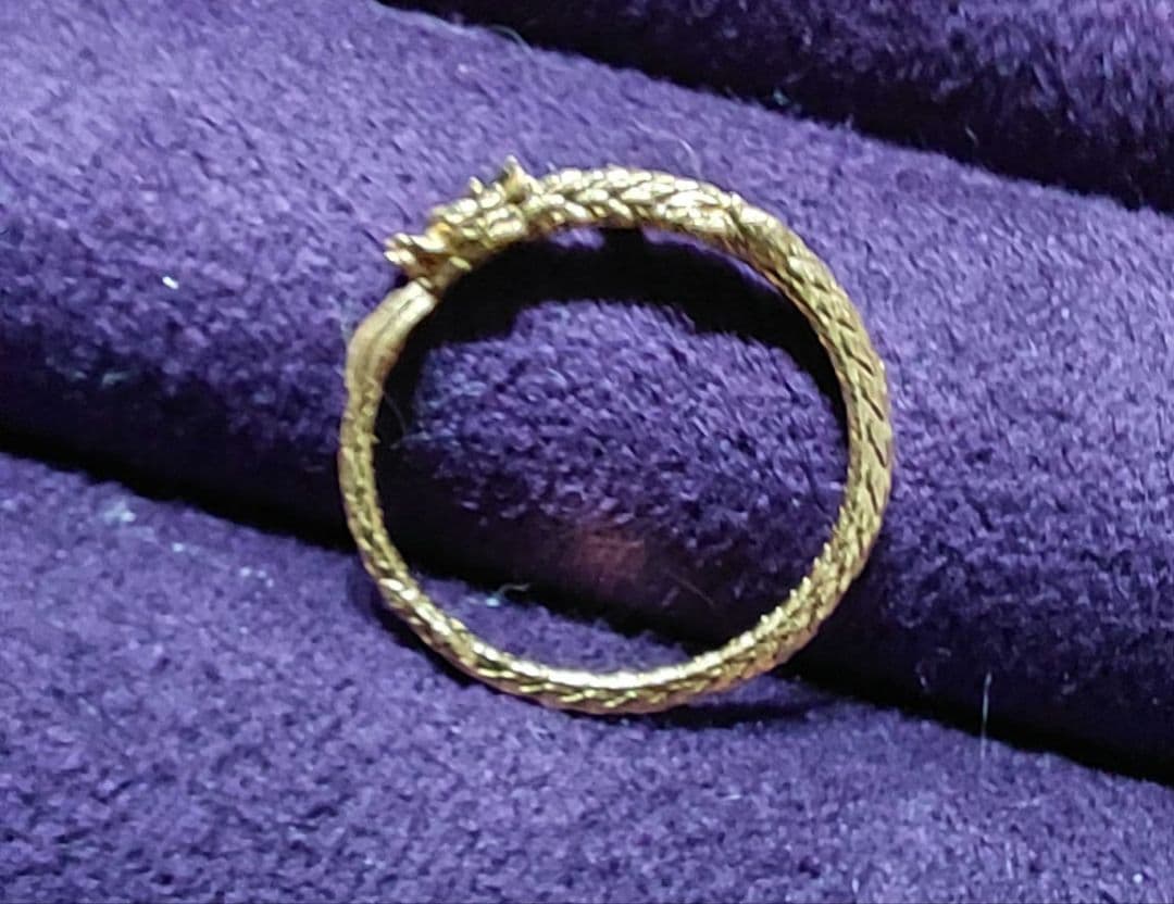 K24純金 龍ドラゴンリング