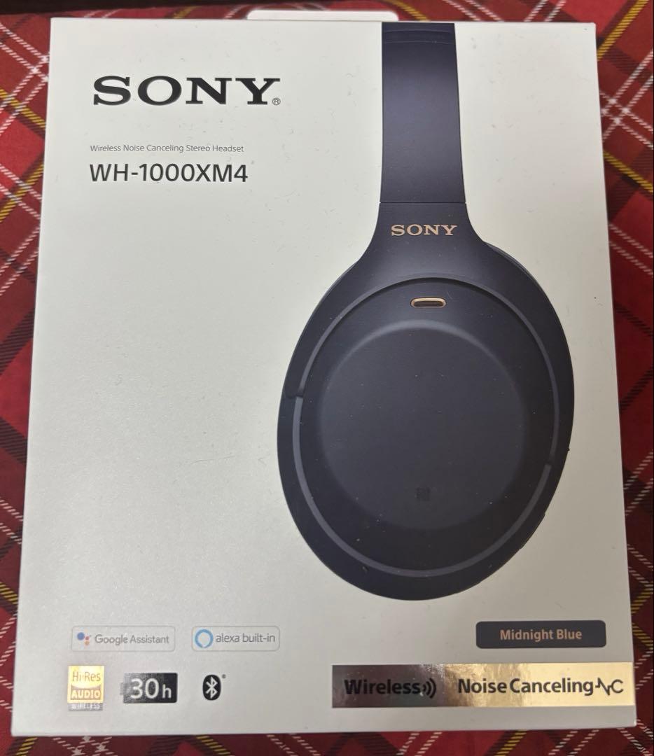 SONY WH-1000XM4 ワイヤレスヘッドホン　ミッドナイトブルー