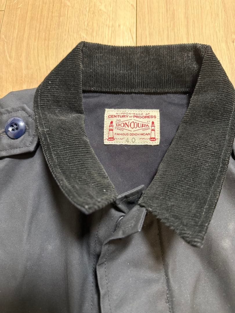 BONCOURA ファティーグジャケット　ボンクラ ブラック　黒　40 新品