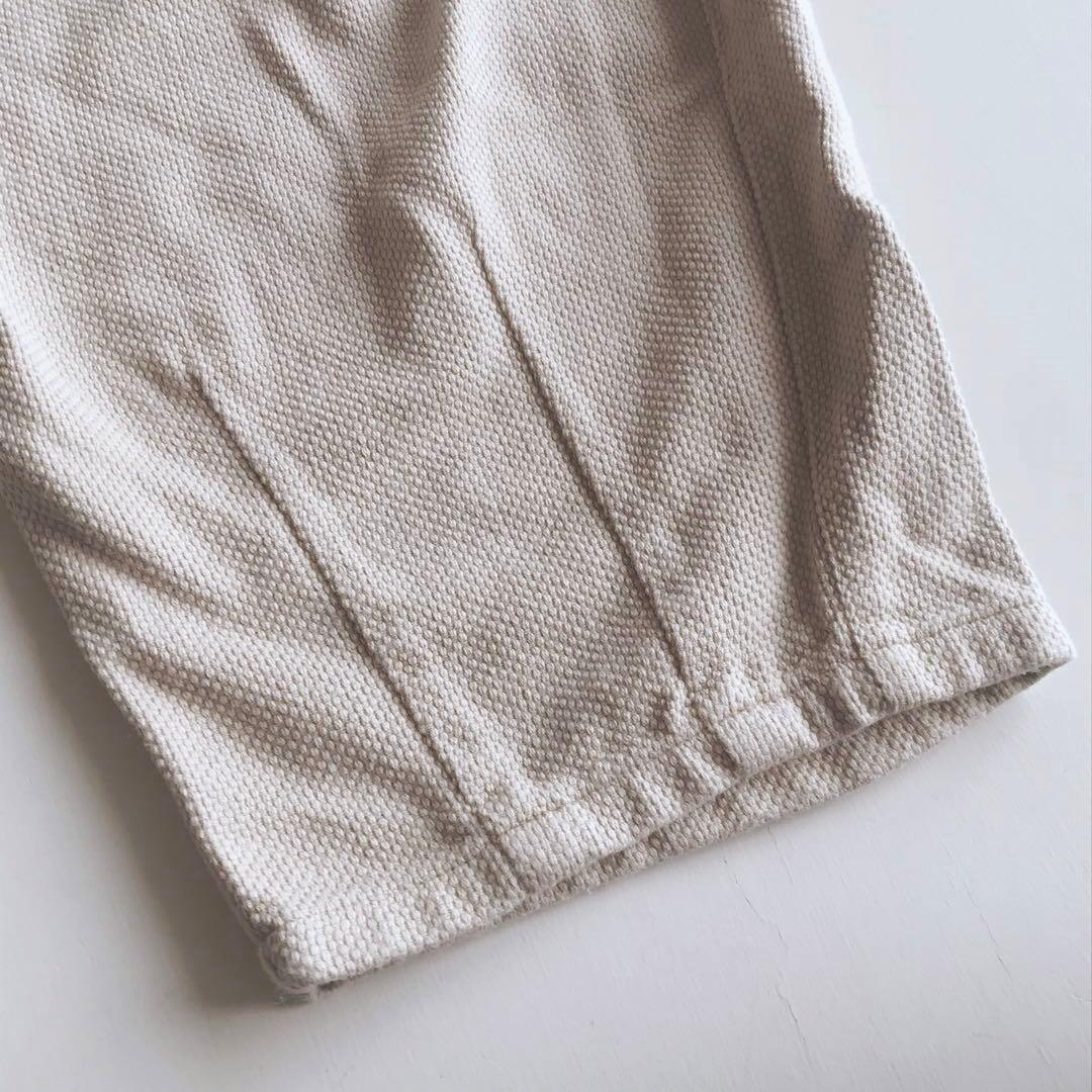 ウズイロ　刺し子織ボンタンパンツ　三河木綿