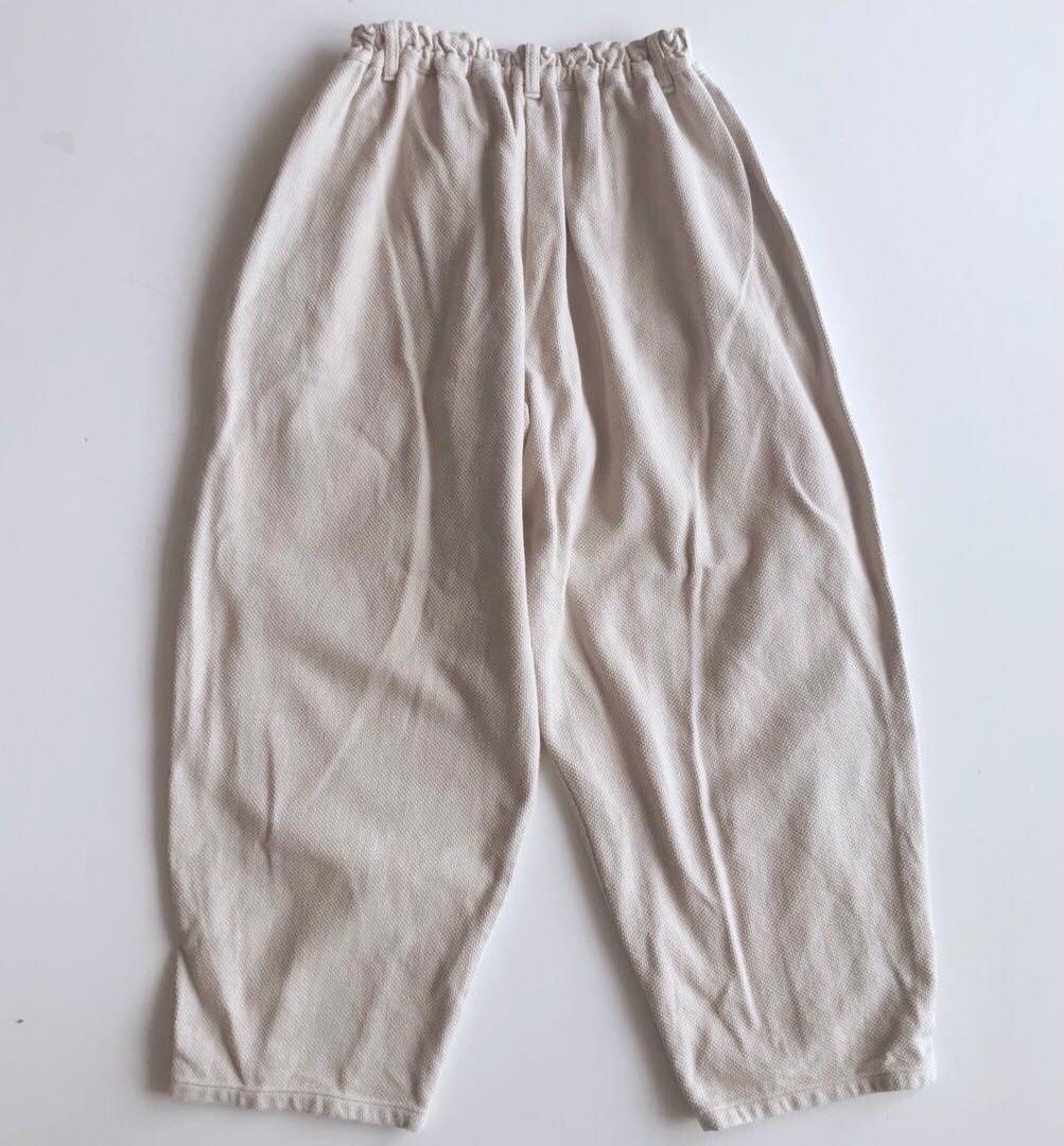 ウズイロ　刺し子織ボンタンパンツ　三河木綿