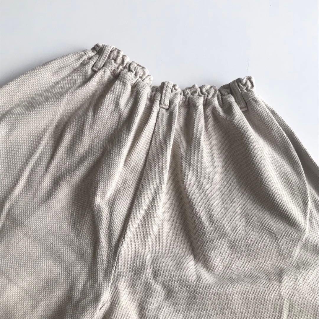 ウズイロ　刺し子織ボンタンパンツ　三河木綿