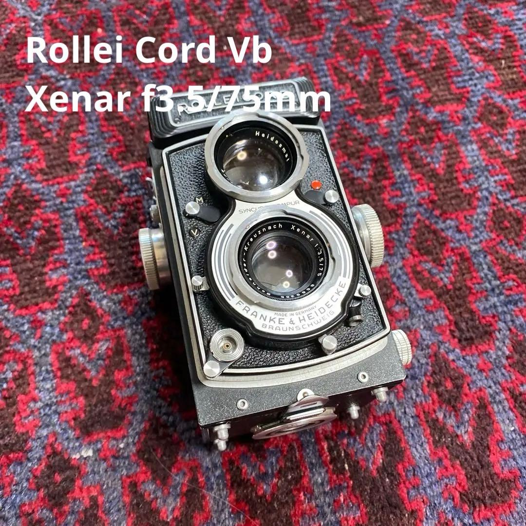 Rolleicord vb ローライコード xenar f3.5 75mm