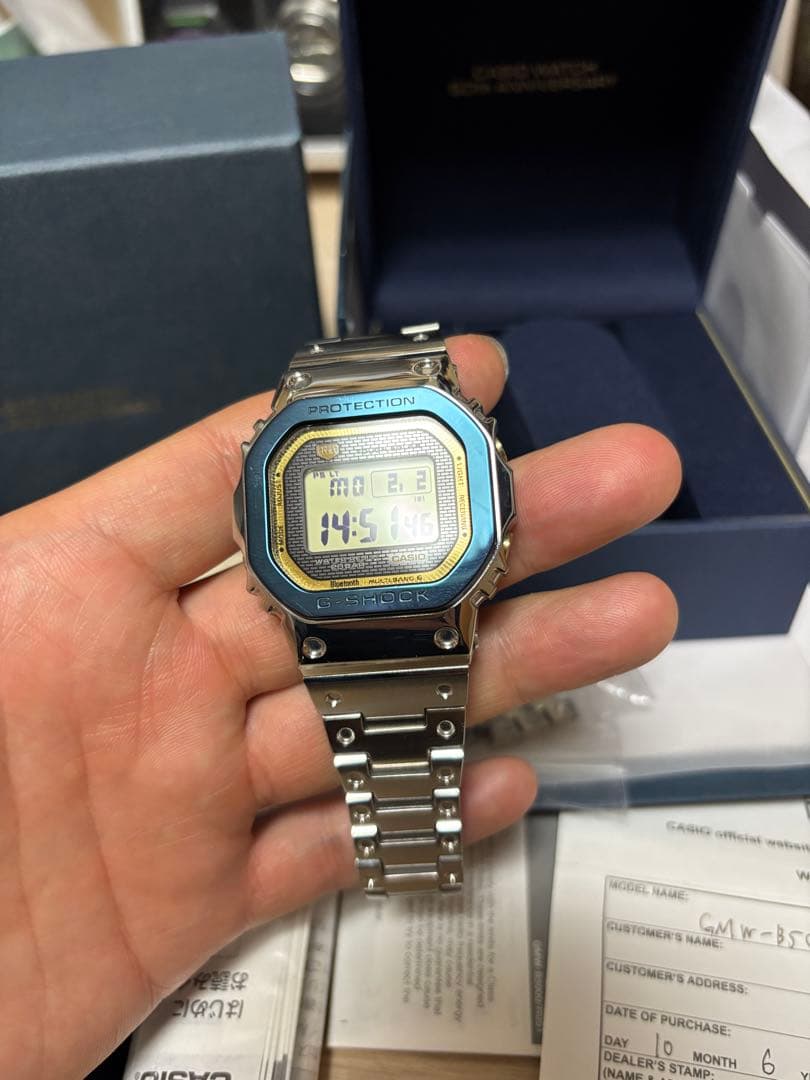 GMW-B5000SS-2JR カシオ50周年記念モデル