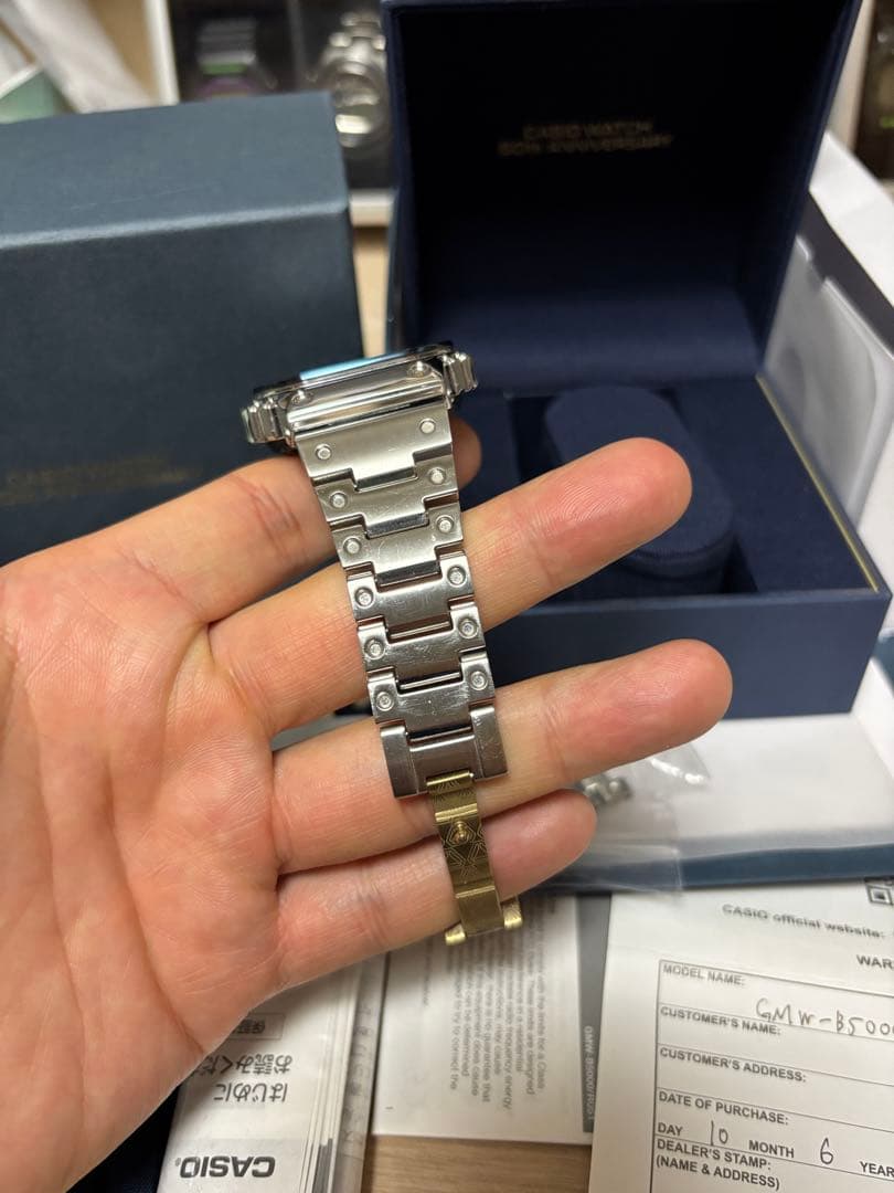 GMW-B5000SS-2JR カシオ50周年記念モデル