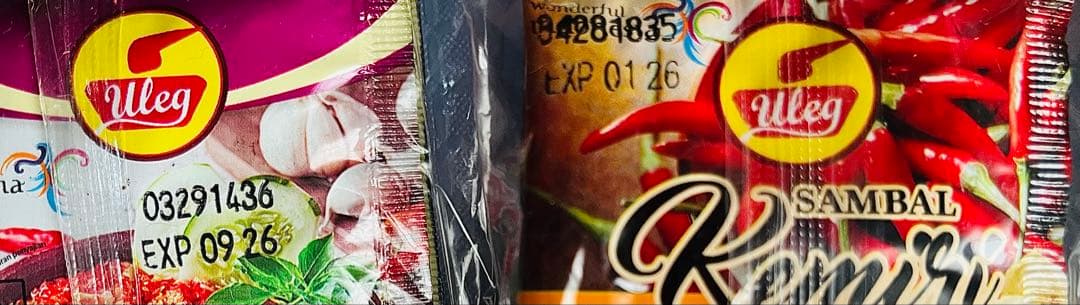 Sambal Uleg インドネシアの人気調味料セット 合計650個