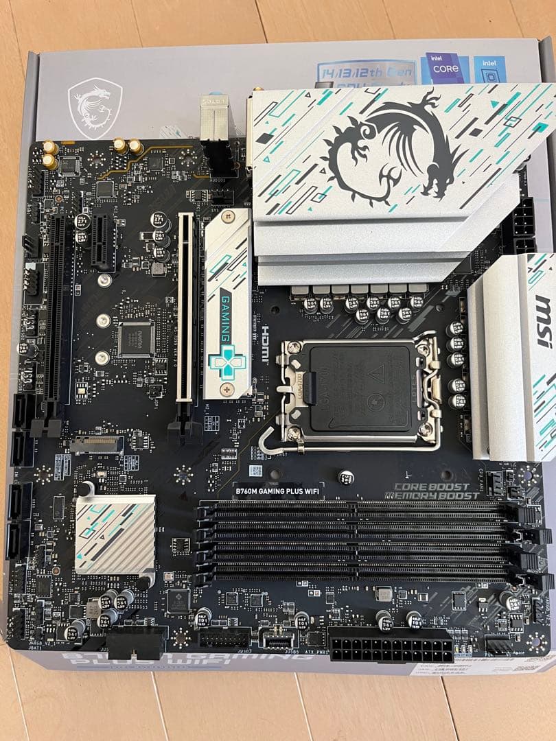 Intel 13900k とMSI B760M GAMING PLUS DDR5