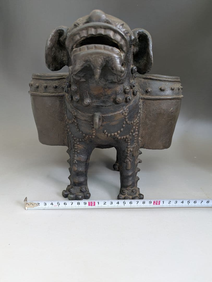 中国古美術 古玩 銅製 獅子香炉