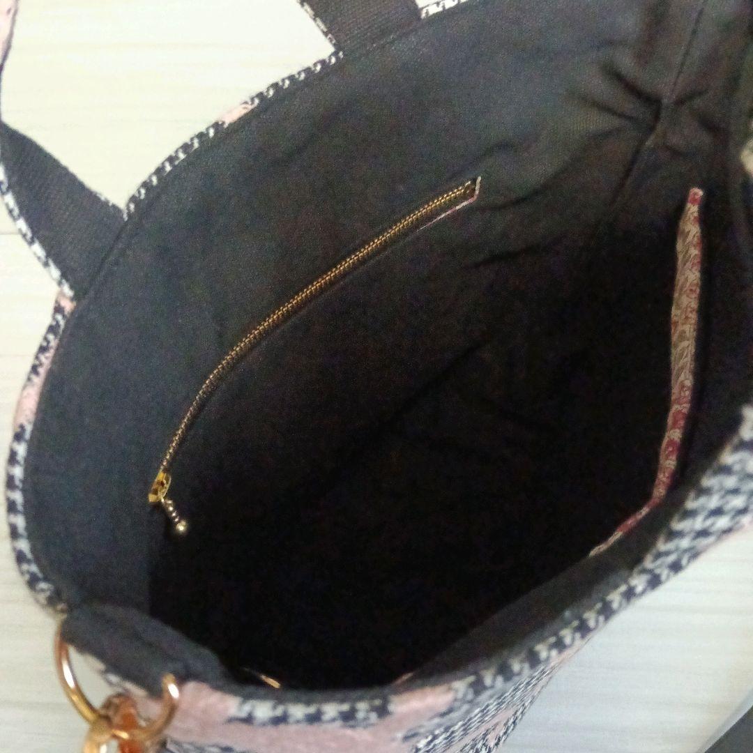 ミナペルホネン　2wayトートバッグ　ランランラン　 ダークネイビー