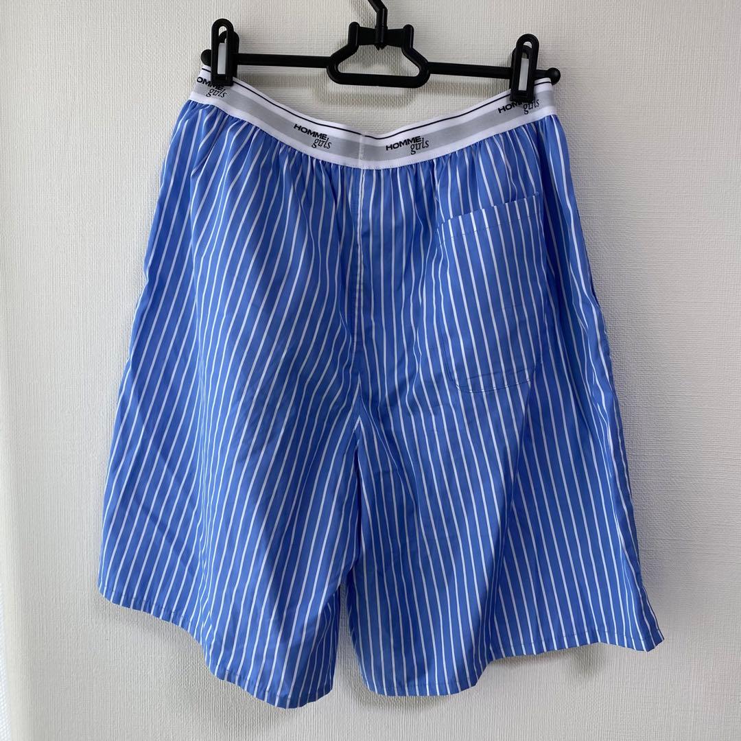 HOMME girls ストライプ　ショーツ