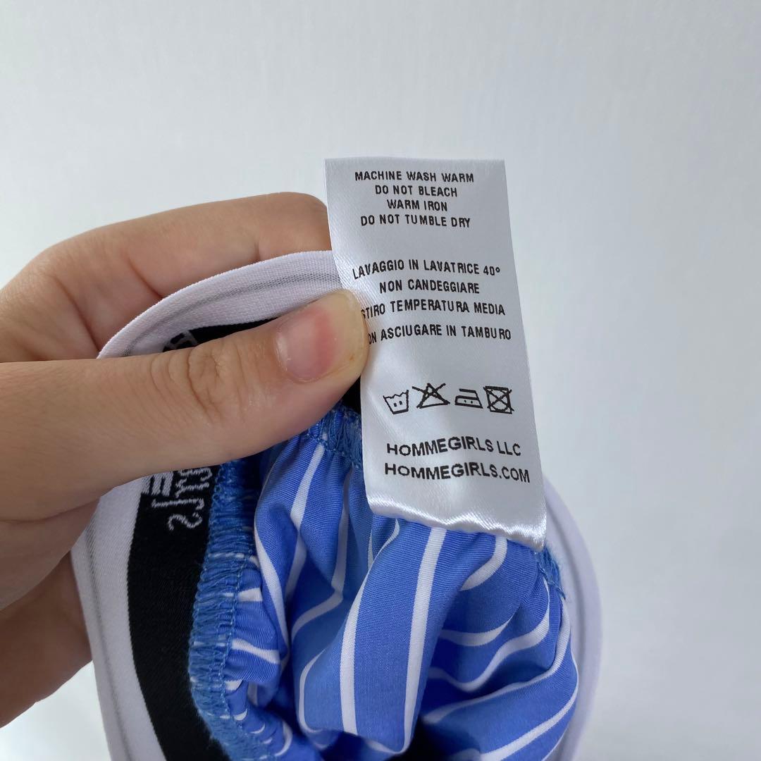 HOMME girls ストライプ　ショーツ