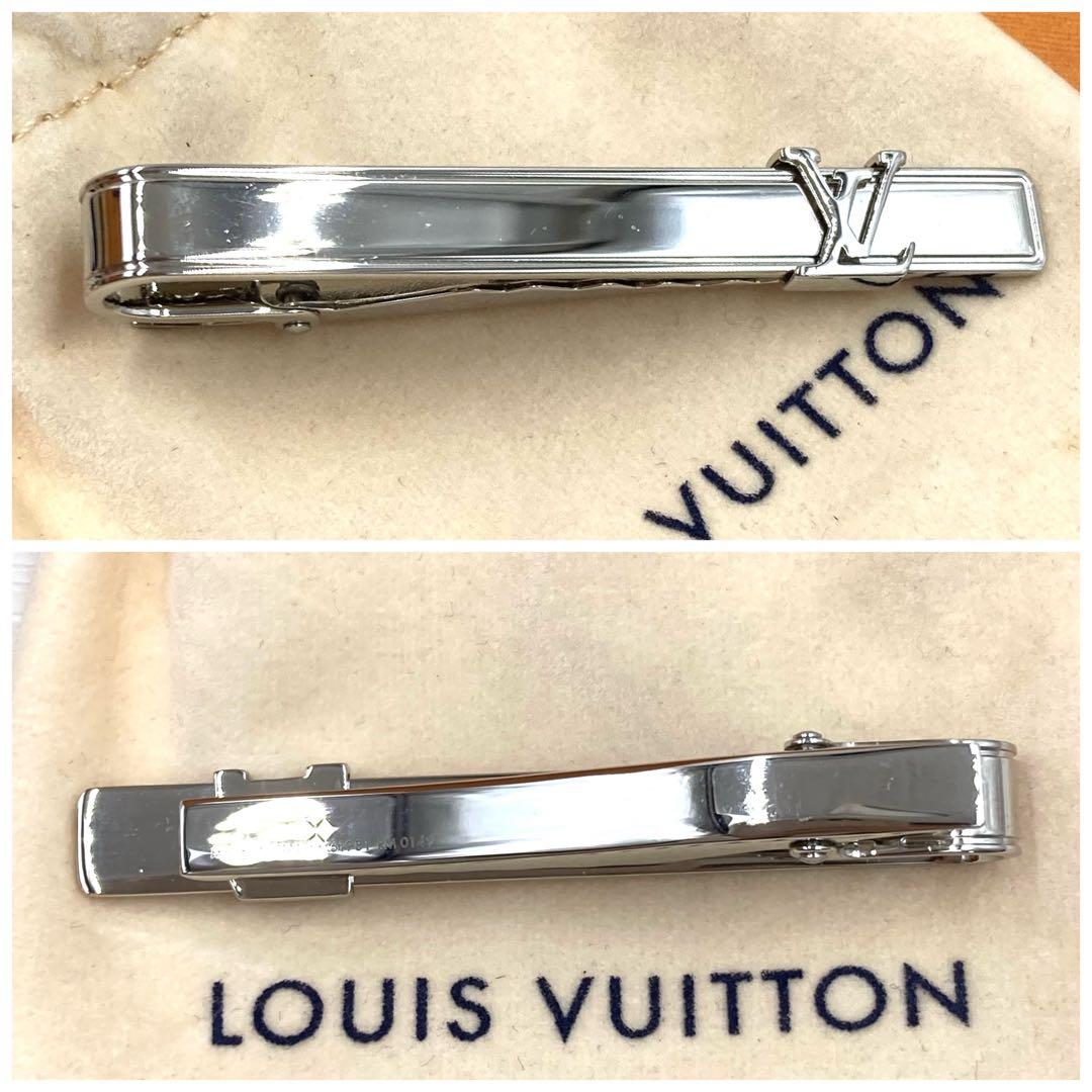 【極美品】ルイヴィトン ネクタイピン パンスクラヴァット M61981 LVロゴ