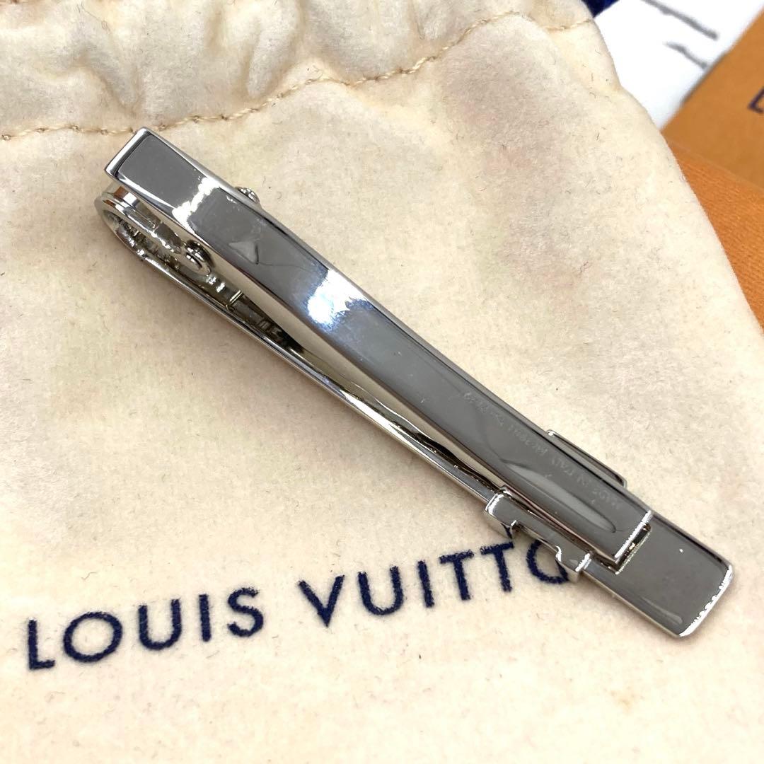 【極美品】ルイヴィトン ネクタイピン パンスクラヴァット M61981 LVロゴ