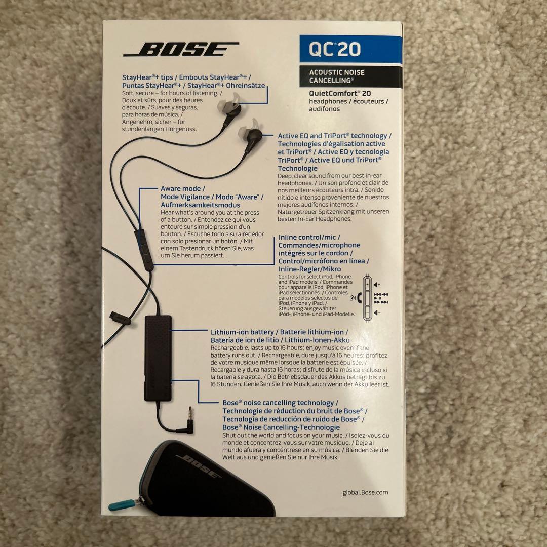 Bose QuietComfort 20 有線イヤホン