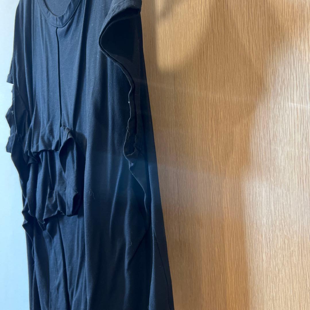 未着用　ヨウジヤマモト　ルーズフィット ブラック Tシャツ 半袖