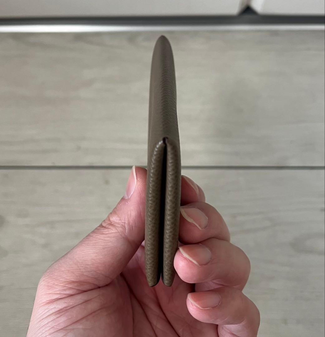 HERMES カルヴィ カードケース 名刺入れ エトゥープ エトープ