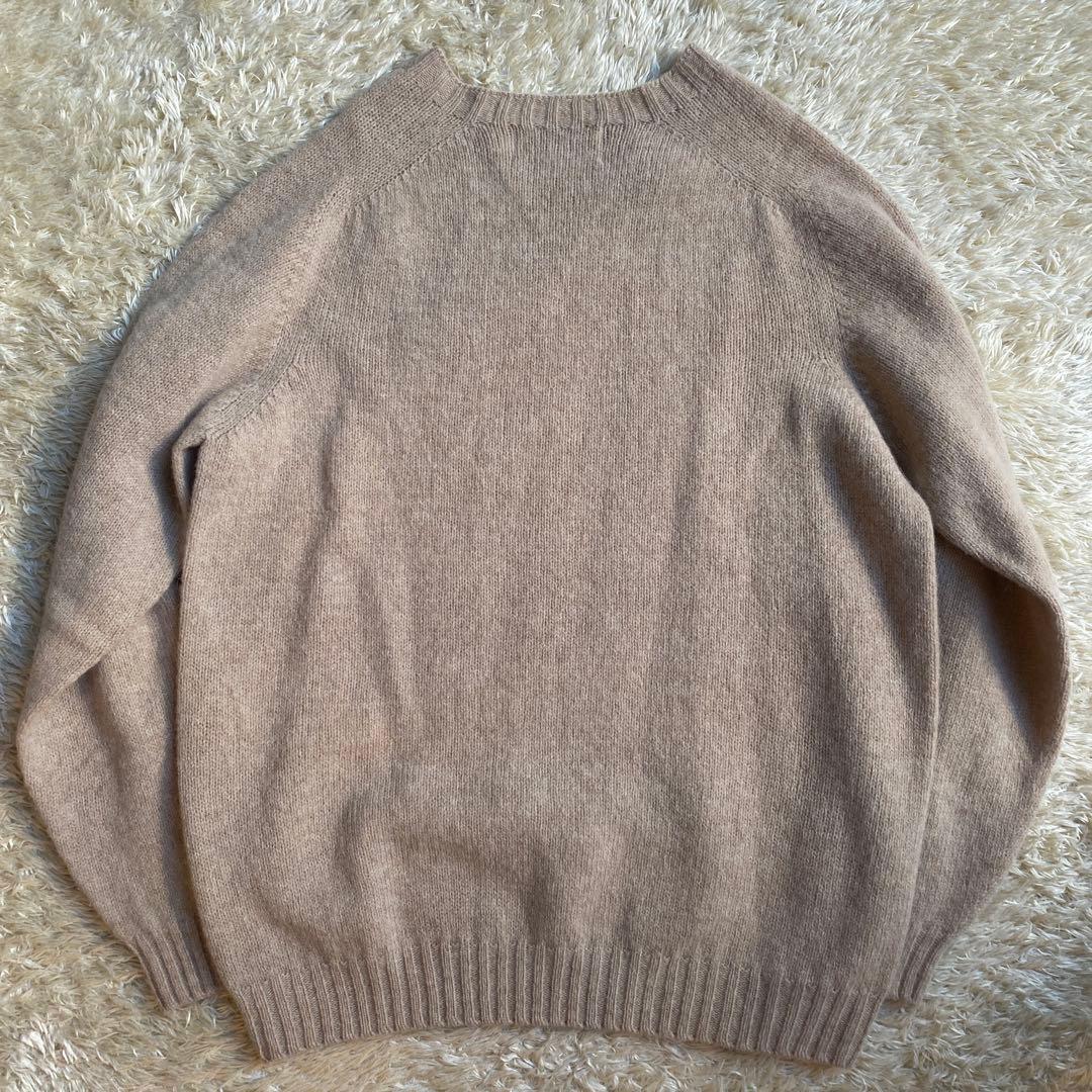 【美品】ハーレーオブスコットランド 44サイズ シャギードック ニット セーター