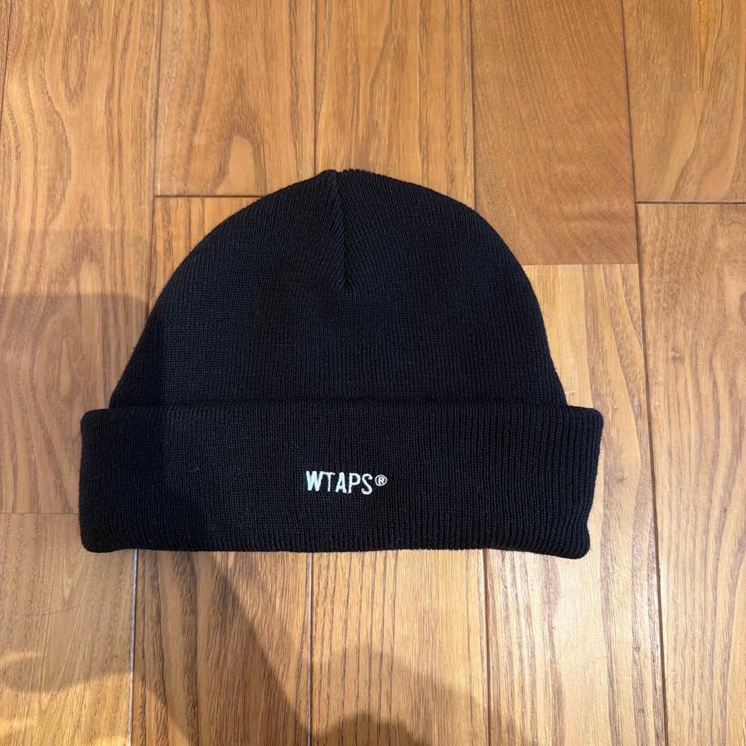 WTAPS ニット帽　ビーニー　ブラック