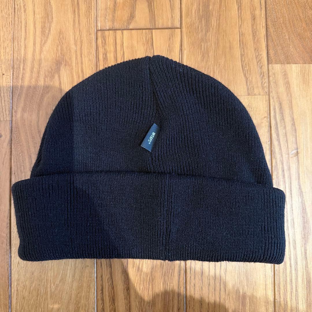WTAPS ニット帽　ビーニー　ブラック