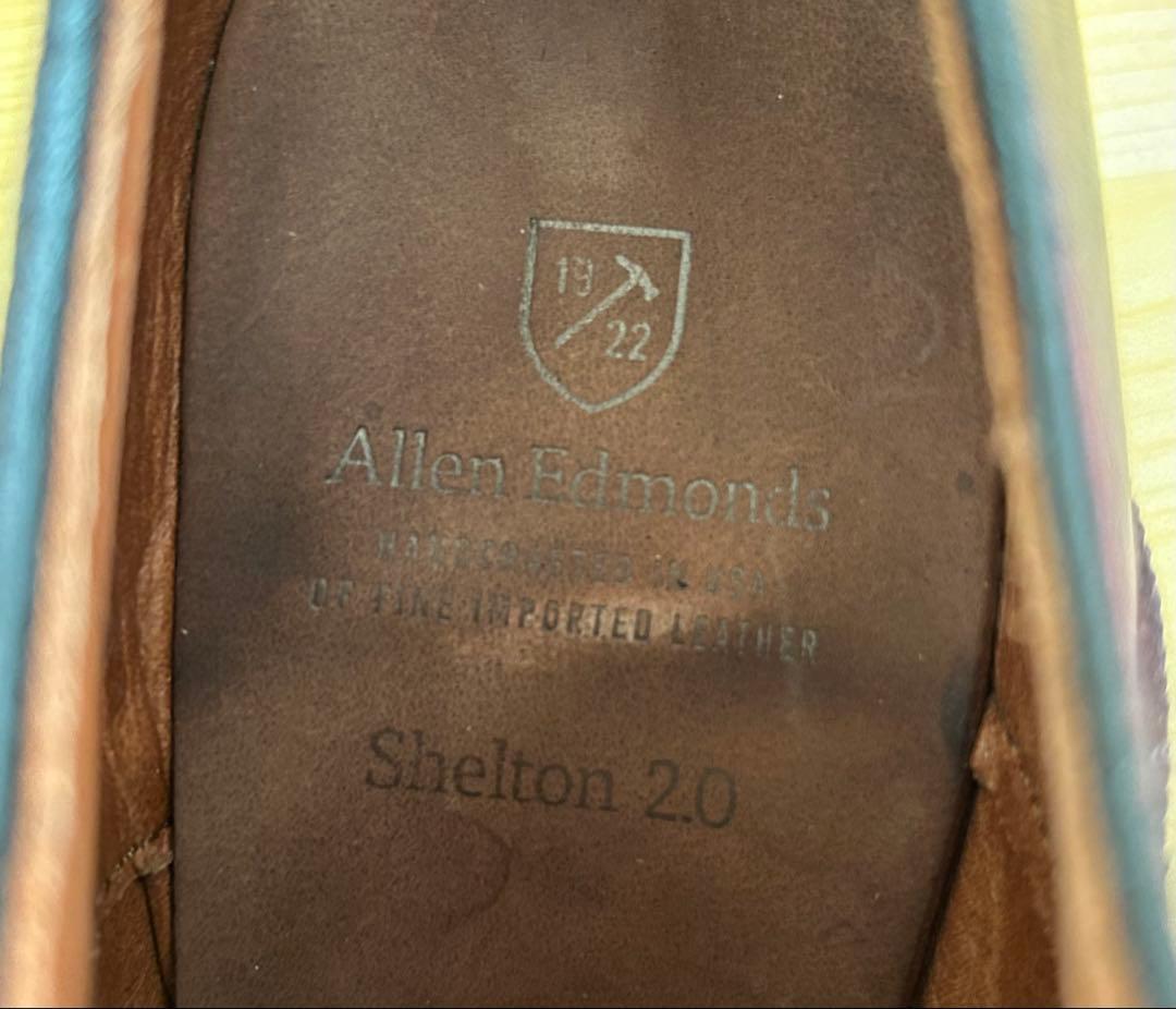 Allen Edmonds Shelton コンビ サドルシューズ US8