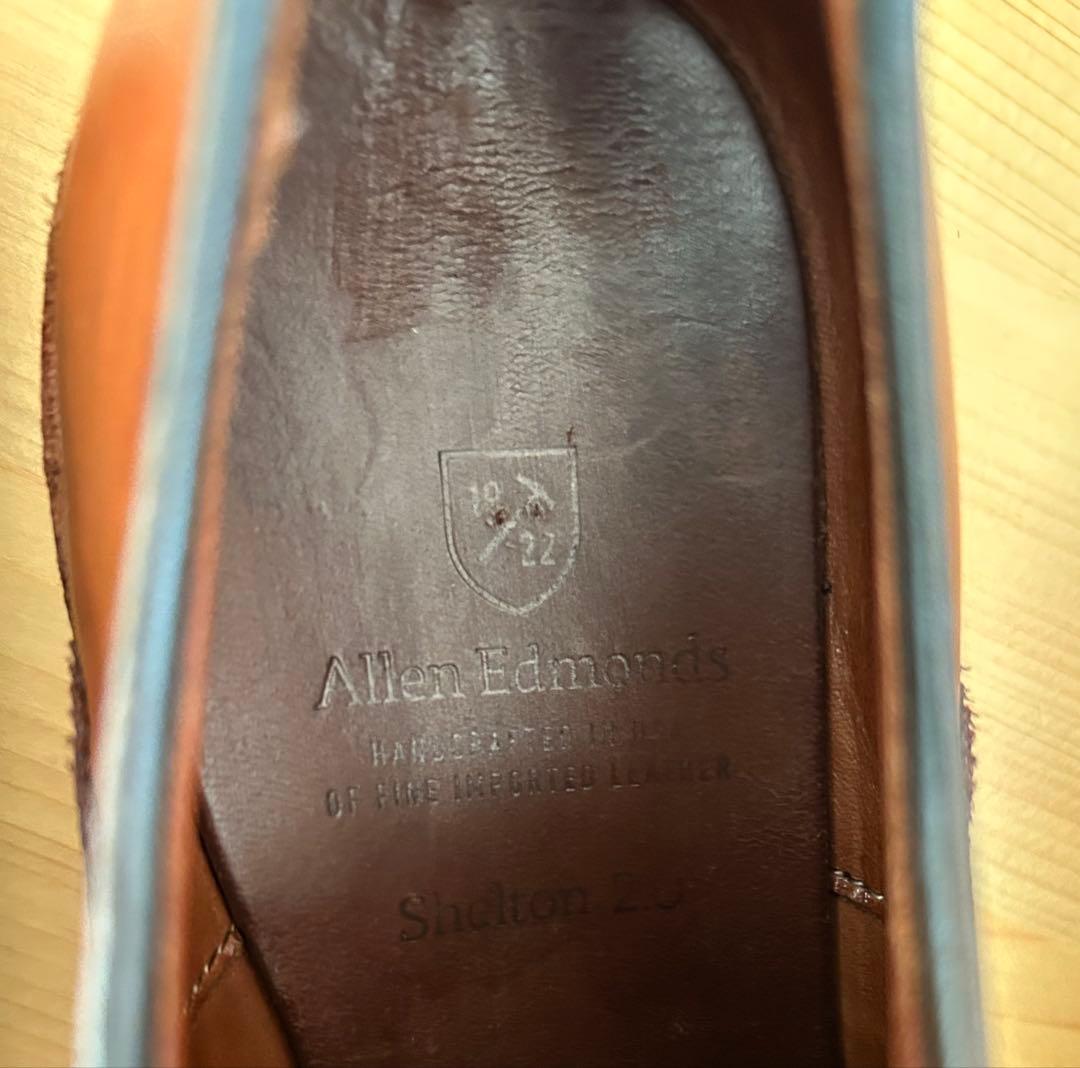 Allen Edmonds Shelton コンビ サドルシューズ US8