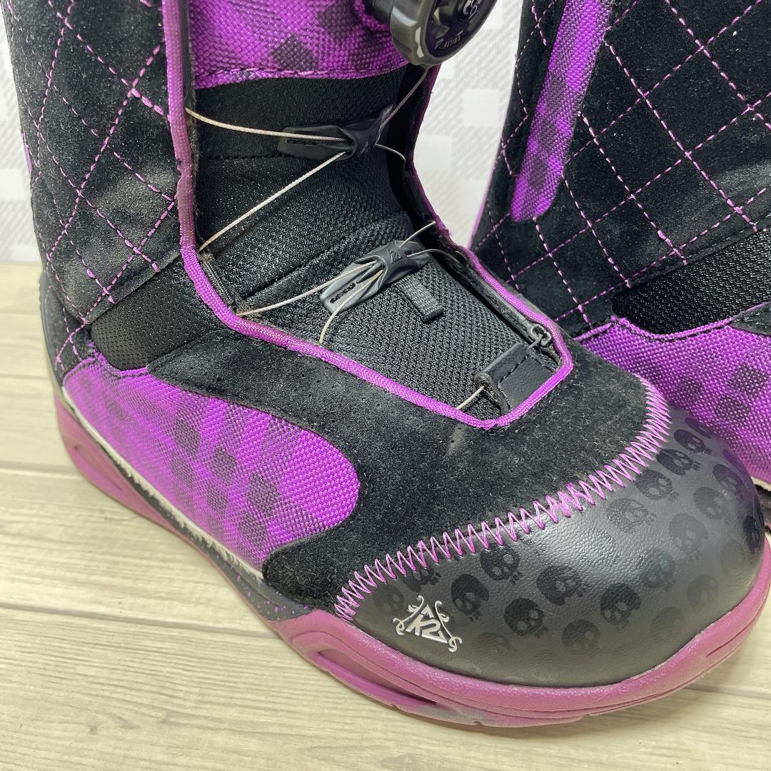 【可愛い♪】スノーボード ブーツ「K2 MINK BOA」24cm レディース