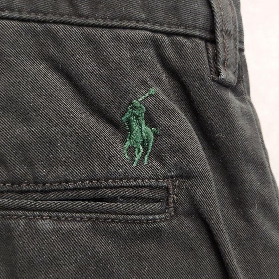 ポロバイ ラルフローレン W34 ポロチノ チノパン ボトム 黒 17875